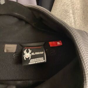 Spyder pullover - grey and black